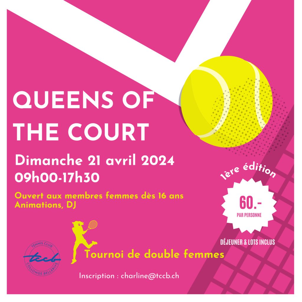 “Queens of The Courts”, une journée 100% femmes au TCCB !